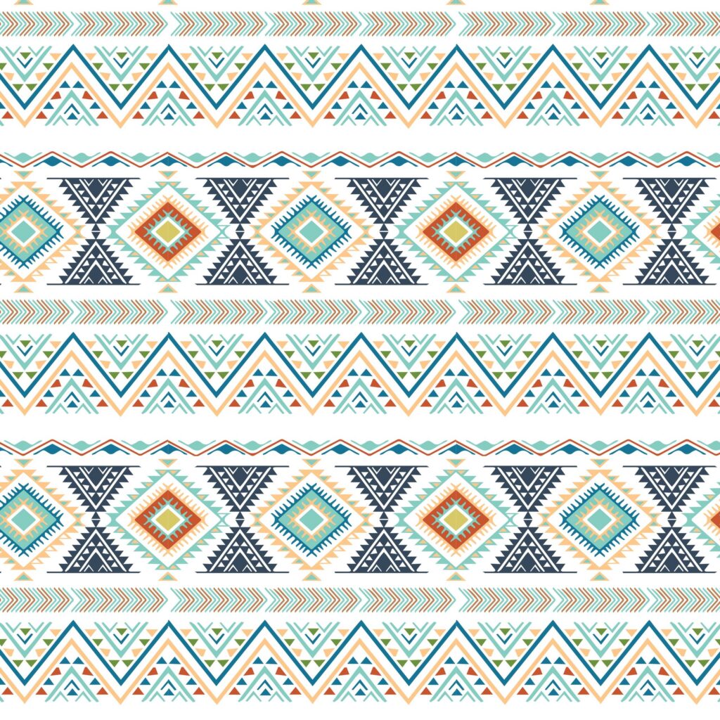 Vector Seamless Tribal Pattern