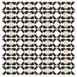 Calf, Bos Taurus, in repeated pattern, in front of white background