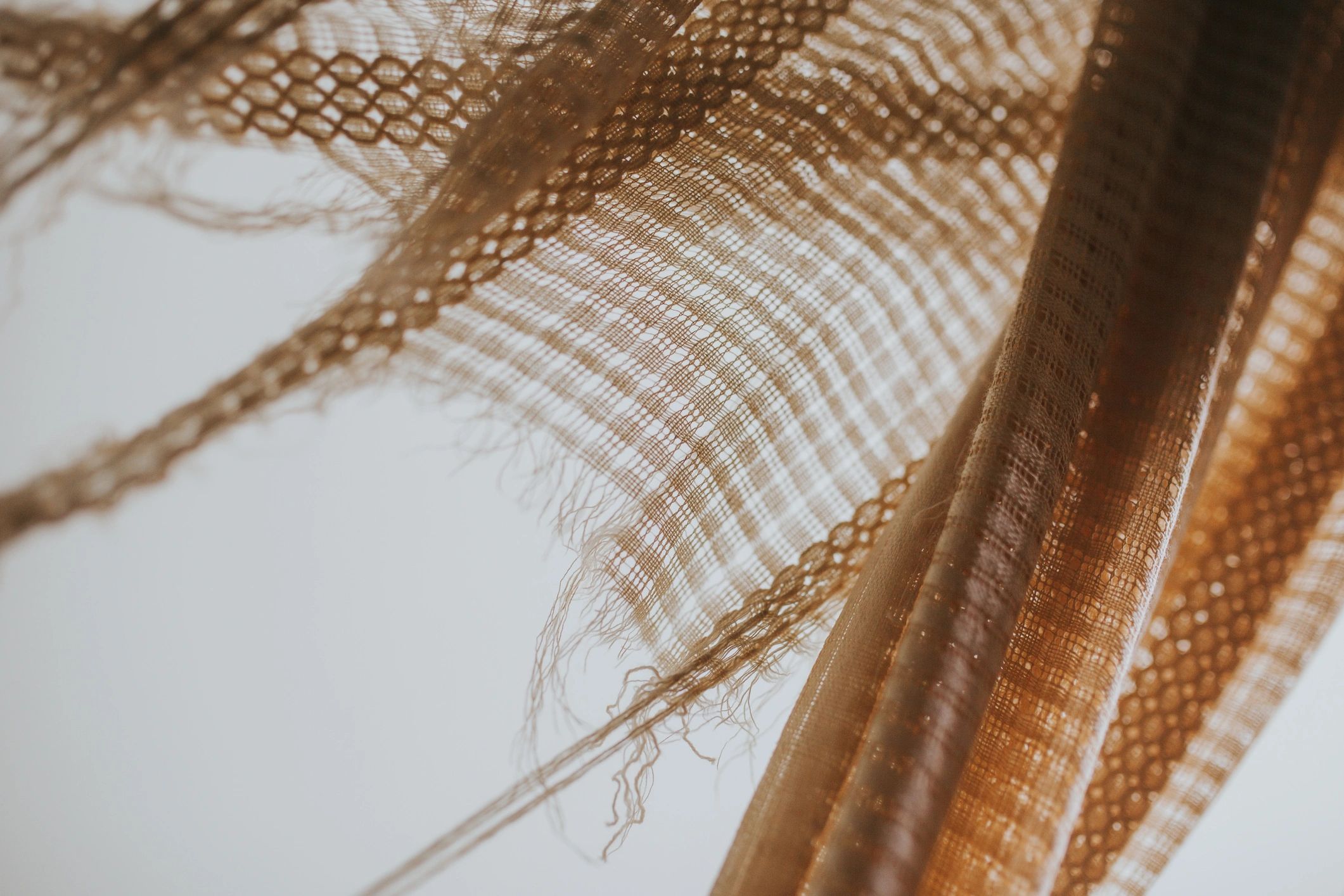 Close-up of premium woven fabric texture