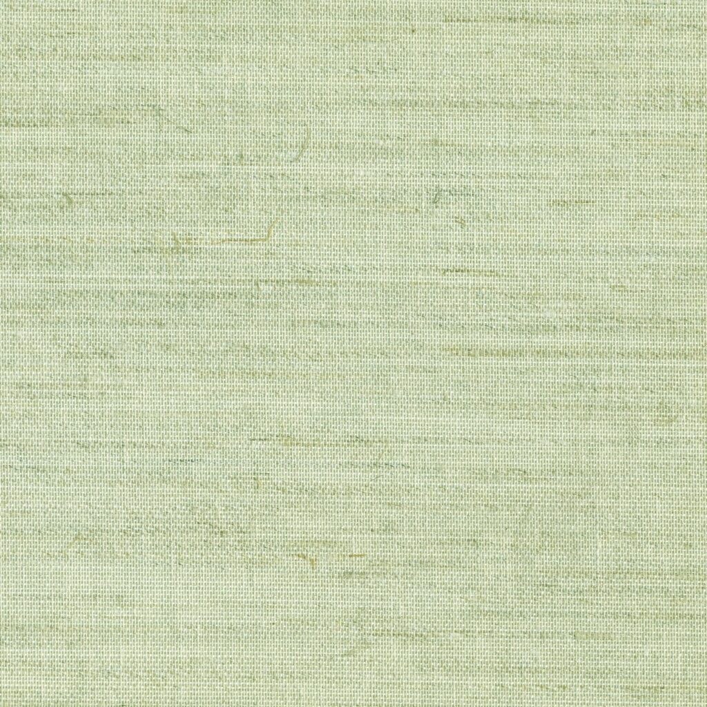 Close up of green burlap texture