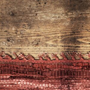 Antique wood and old style capret