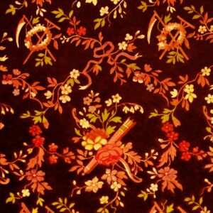 High Resolution Dark Vintage Wallpaper with Flowers