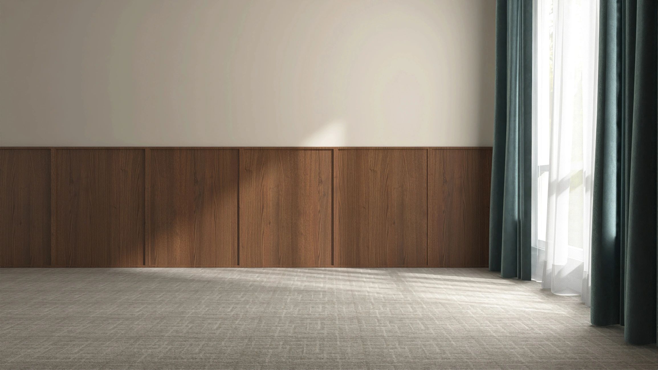 Elegant neutral textile-inspired interior background