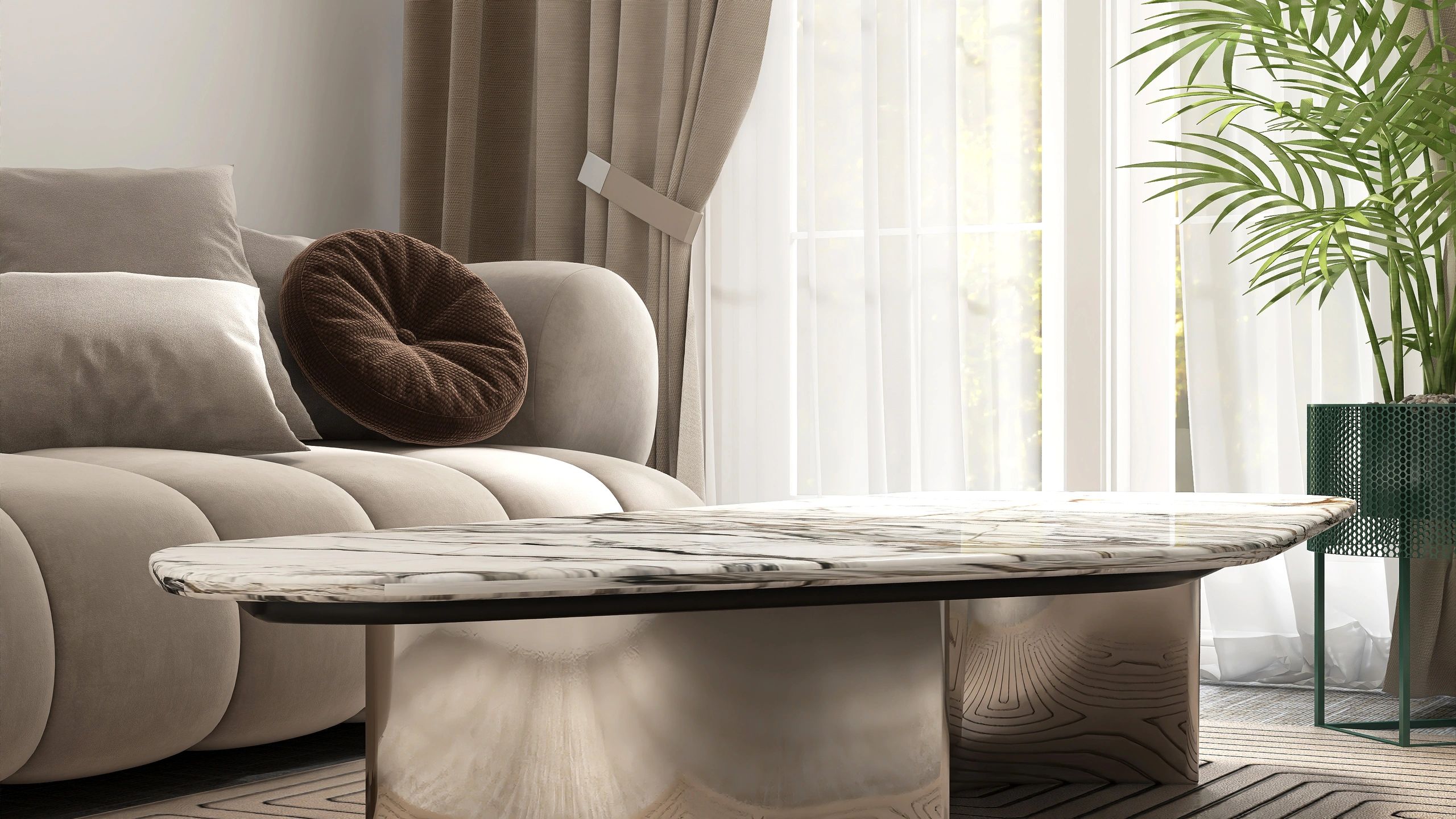 Elegant neutral premium interior image used for visual interest